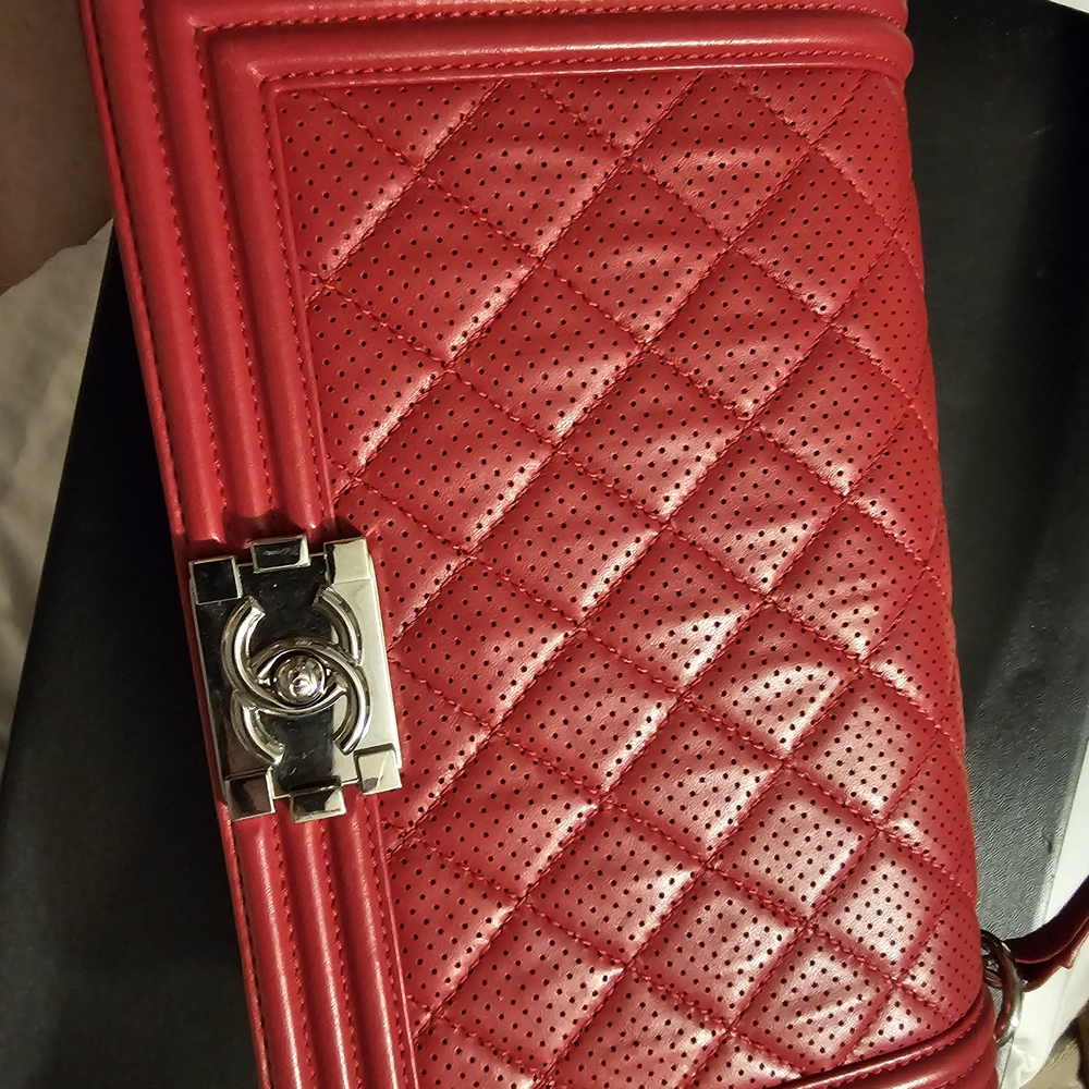 Chanel R3d Quilted Leather Le Boy Bag